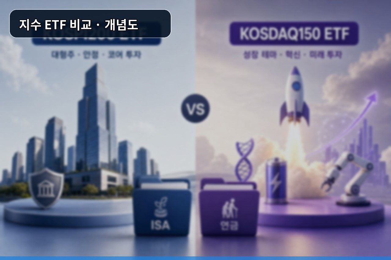 코스피200 ETF 코스닥150 ETF ISA 연금 계좌 비교