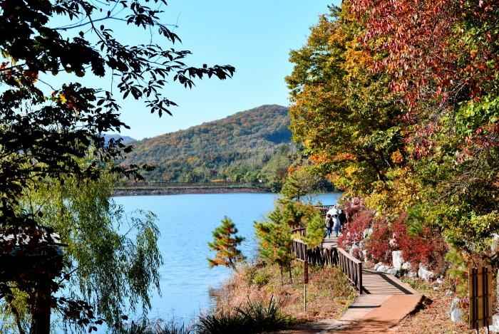 마장호수 출렁다리