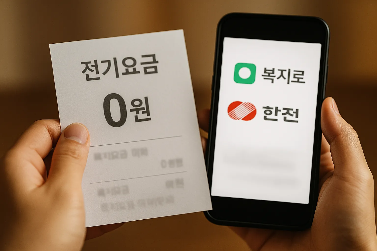 전기요금 감면 실천 유도 이미지