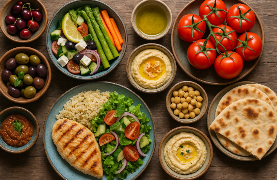 유럽형 식단 사진