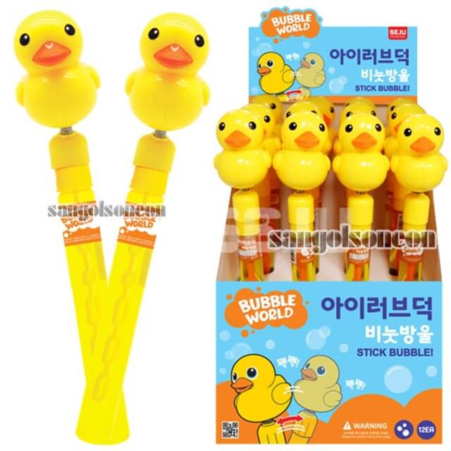 쿠팡 오리 비눗방울 사진입니다.