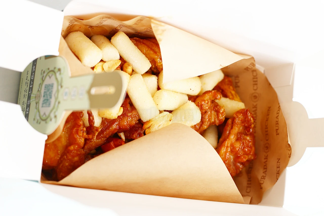 푸라닭 일품깐풍 개봉 puradak ilpum kkanpung opened