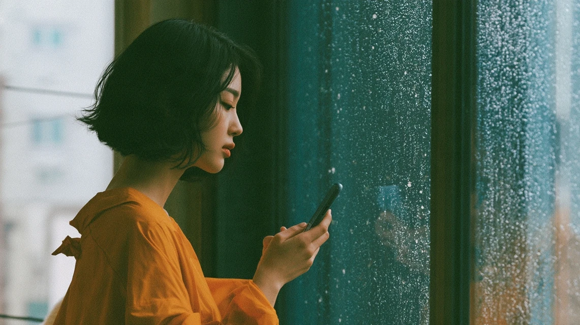 모임 취소 공지를 작성하는 모습