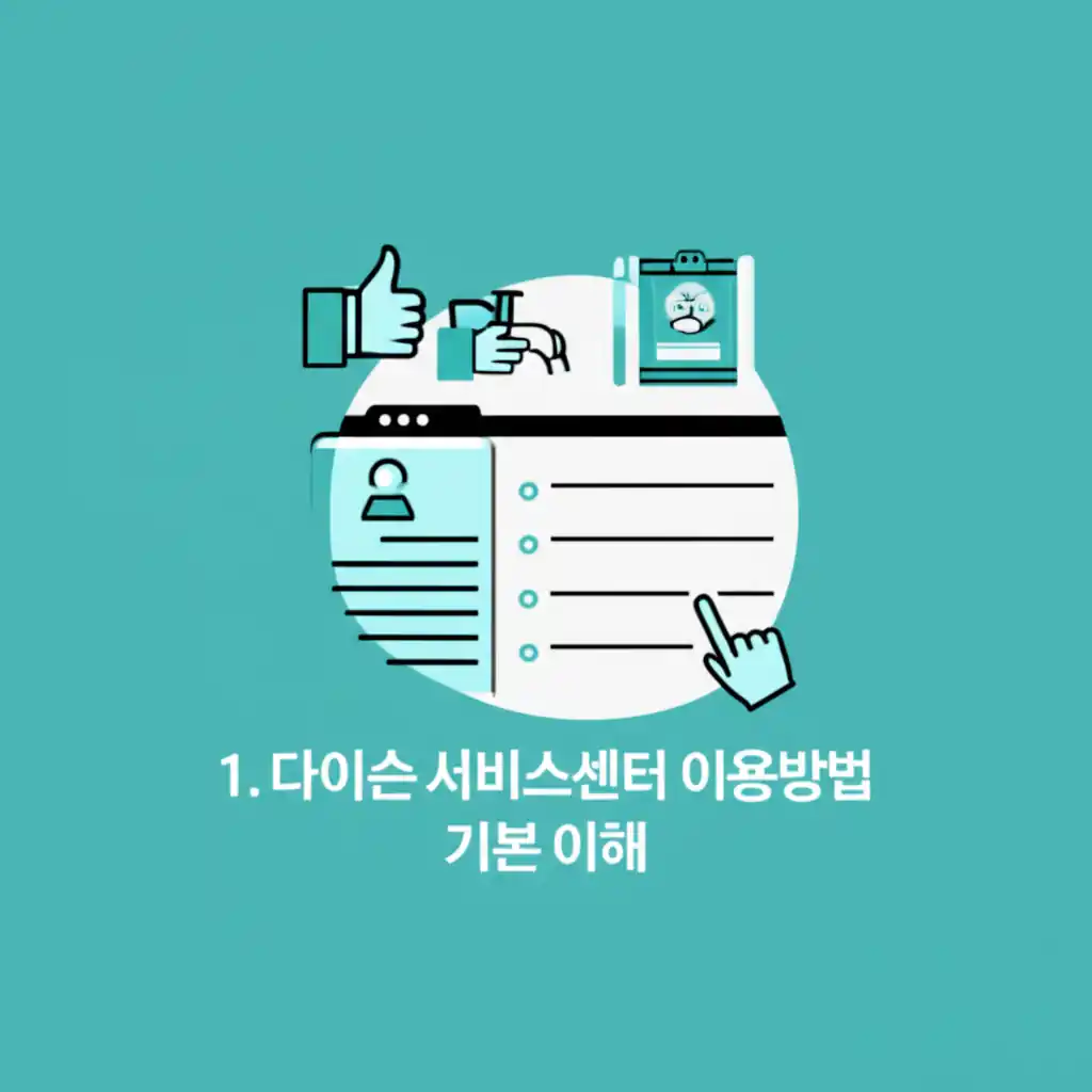 다이슨 서비스센터 이용방법 기본 이해를 위한 서비스 신청 절차 안내.