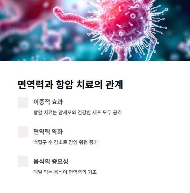면역력과 항암 치료의 관계
