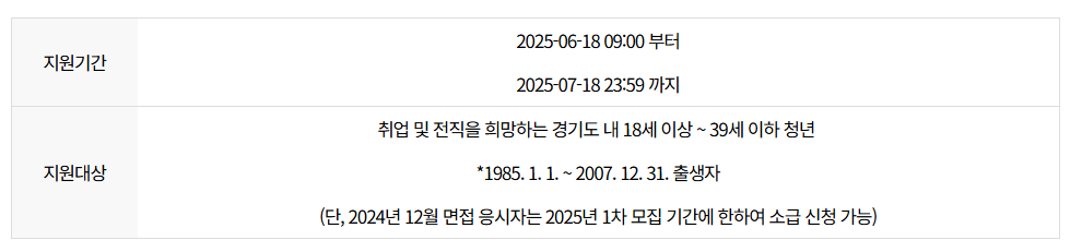 경기도 청년면접수당 신청방법 면접비 최대 50만원 지원