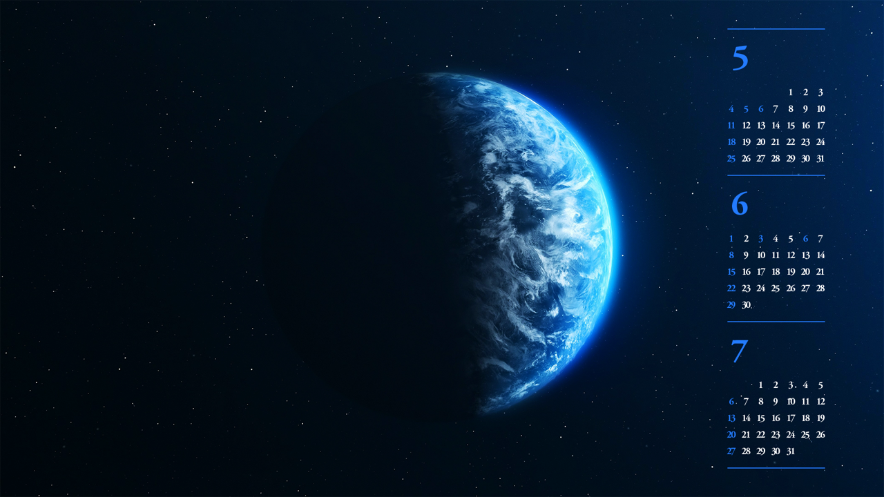01 지구 B - 2025년6월 노트북배경화면
