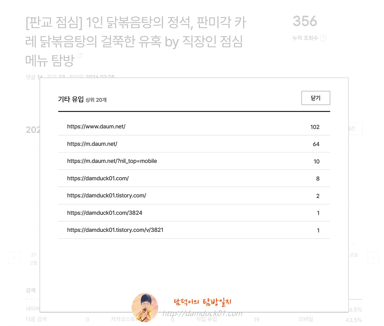2026년 3월 5일 기타 유입
