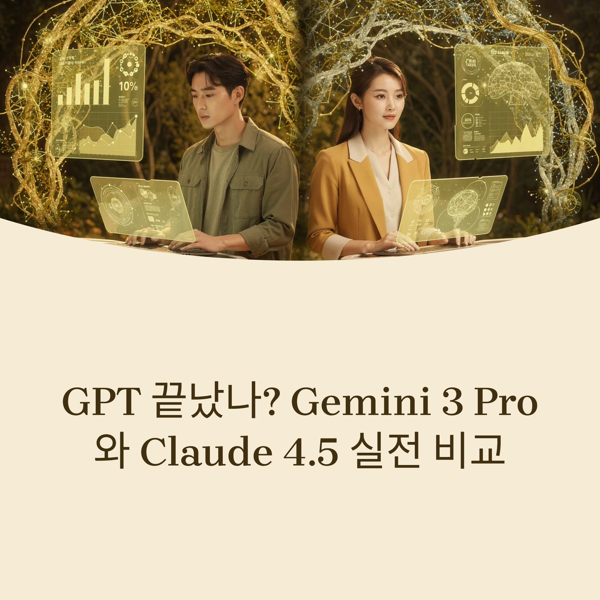 GPT를 떠날 시간일까? Gemini 3 Pro와 Claude 4.5의 실전 성능 비교! 멀티모달 기능부터 감성 대화까지, 지금 바꿔야 할 이유를 확인하세요.