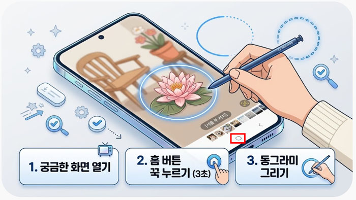 궁금한 정보는 동그라미만 그리면 끝, '서클 투 서치(Circle to Search)'