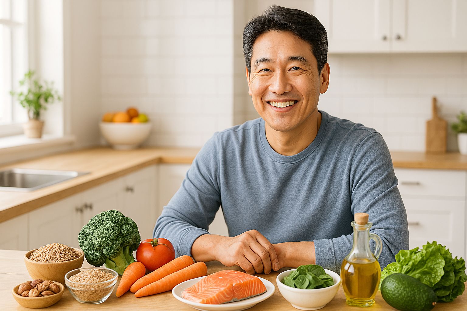 고지혈증 개선 성공한 한국인