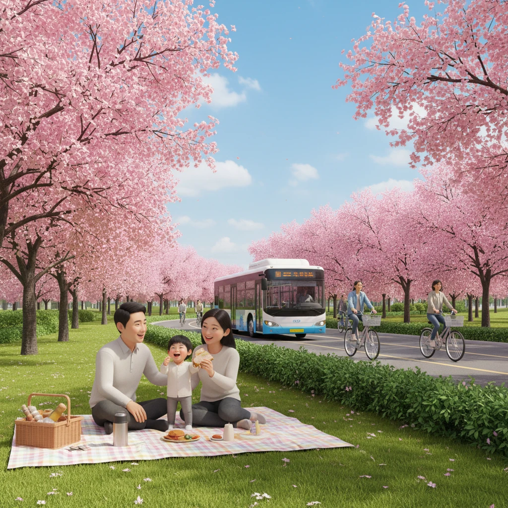 세종 벚꽃 개화 시기 분석 조천변 호..