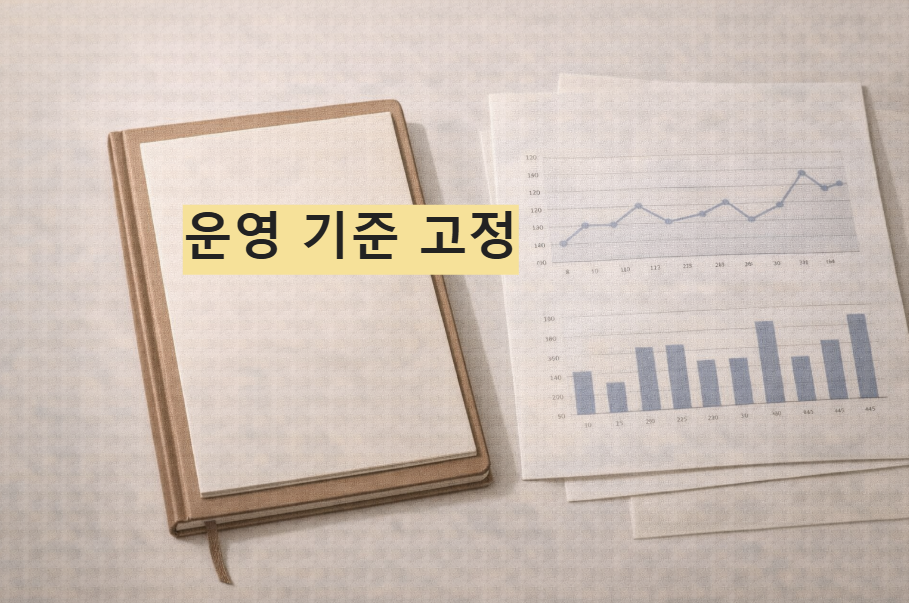 데이터를 기준 아래에서 관리하는 블로그 운영 구조 이미지