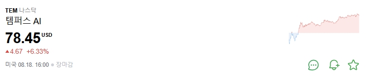 템퍼스AI 주가