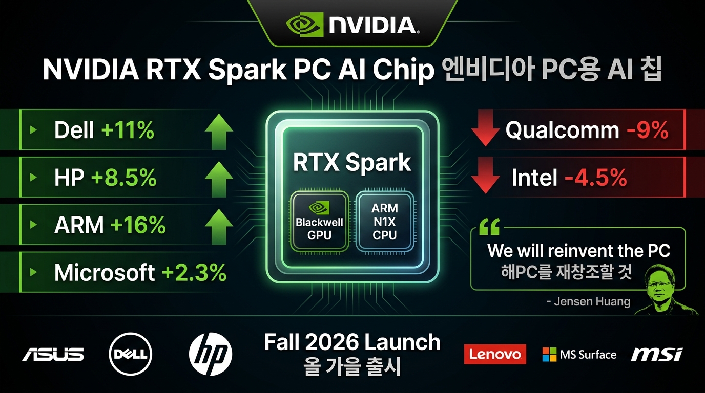 ARM 기반 N1X CPU + 블랙웰 GPU 슈퍼칩