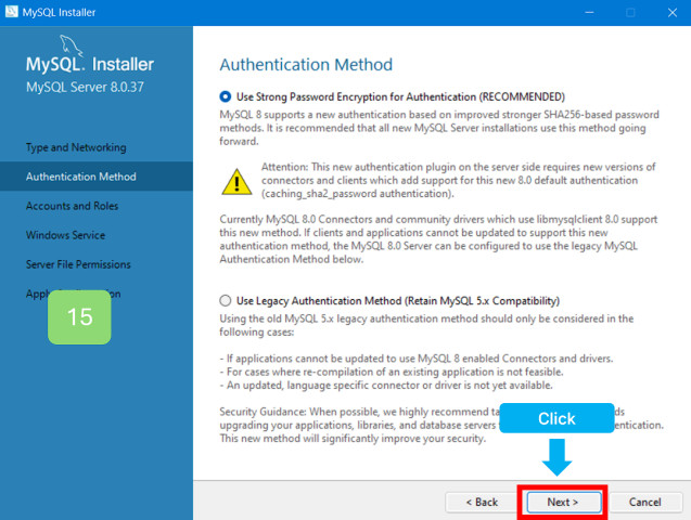 Next 버튼을 클릭해 주세요.