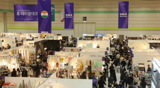 홈,테이블데코전시회 현장