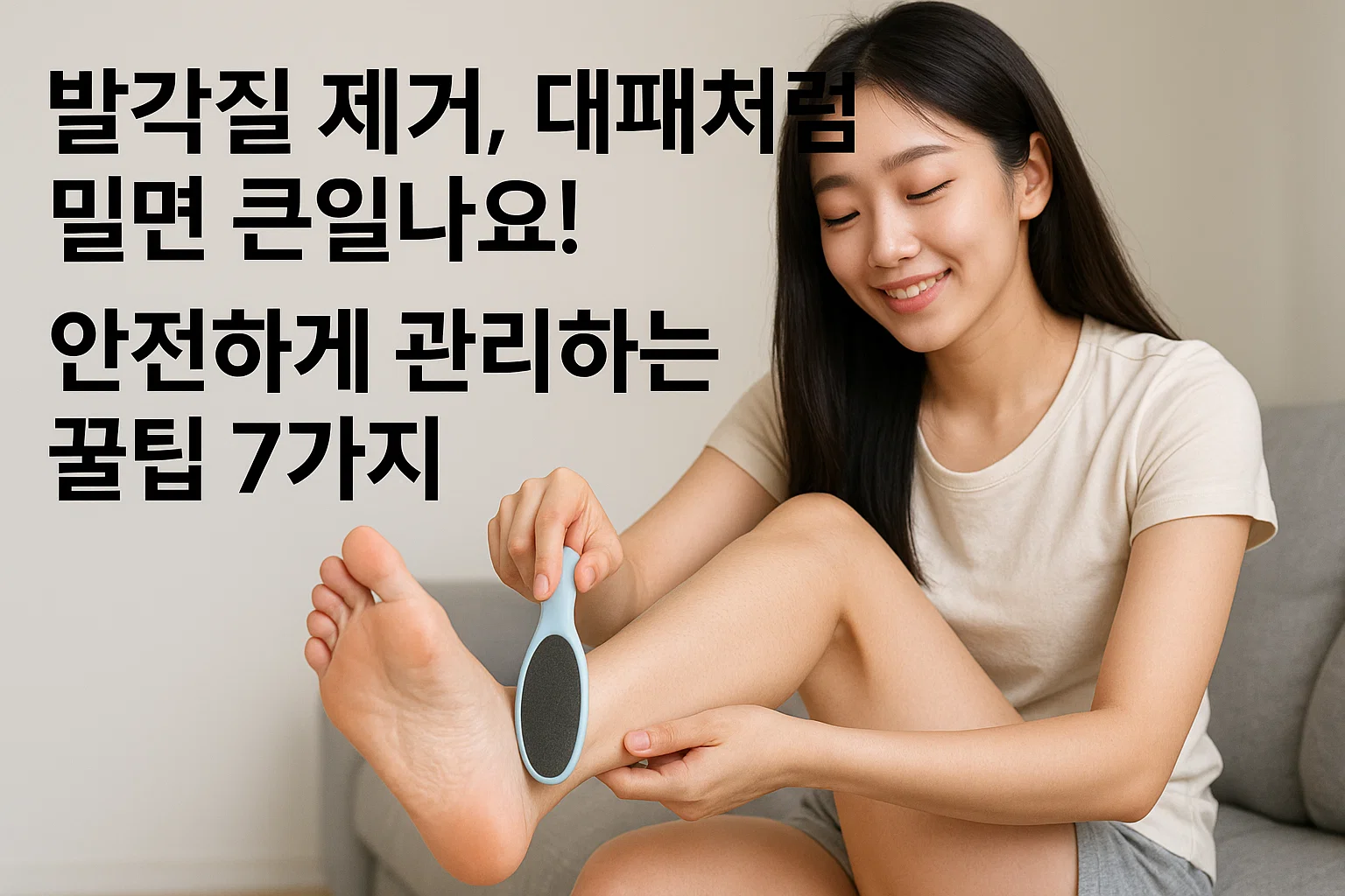 발각질 제거 대패처럼 밀면 큰일나요 안전하게 관리하는 꿀팁 7가지