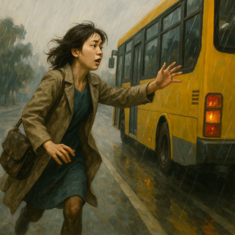 버스 놓치는 꿈, 기회 상실?