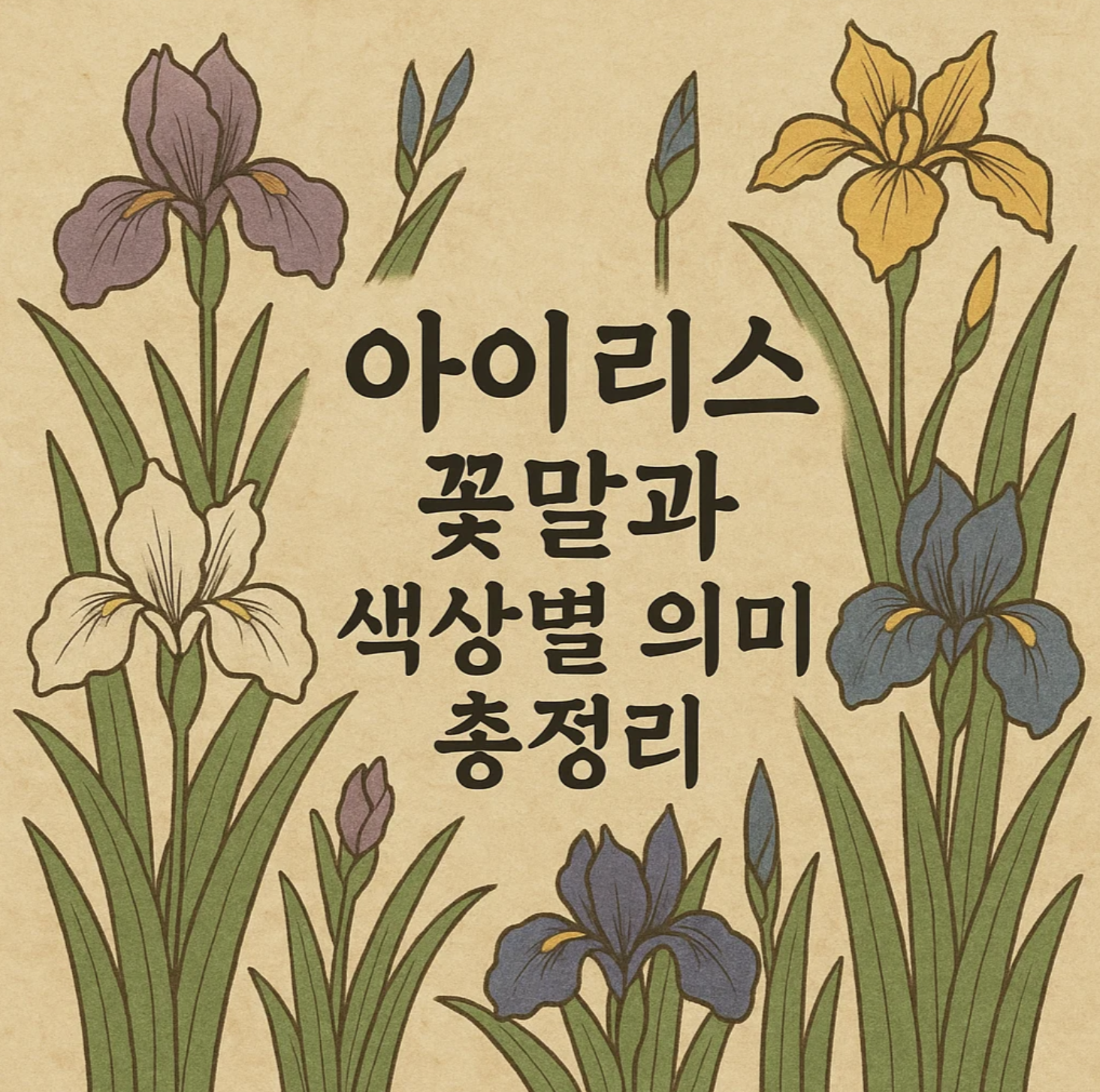 아이리스 꽃말과 색상별 의미 총정리