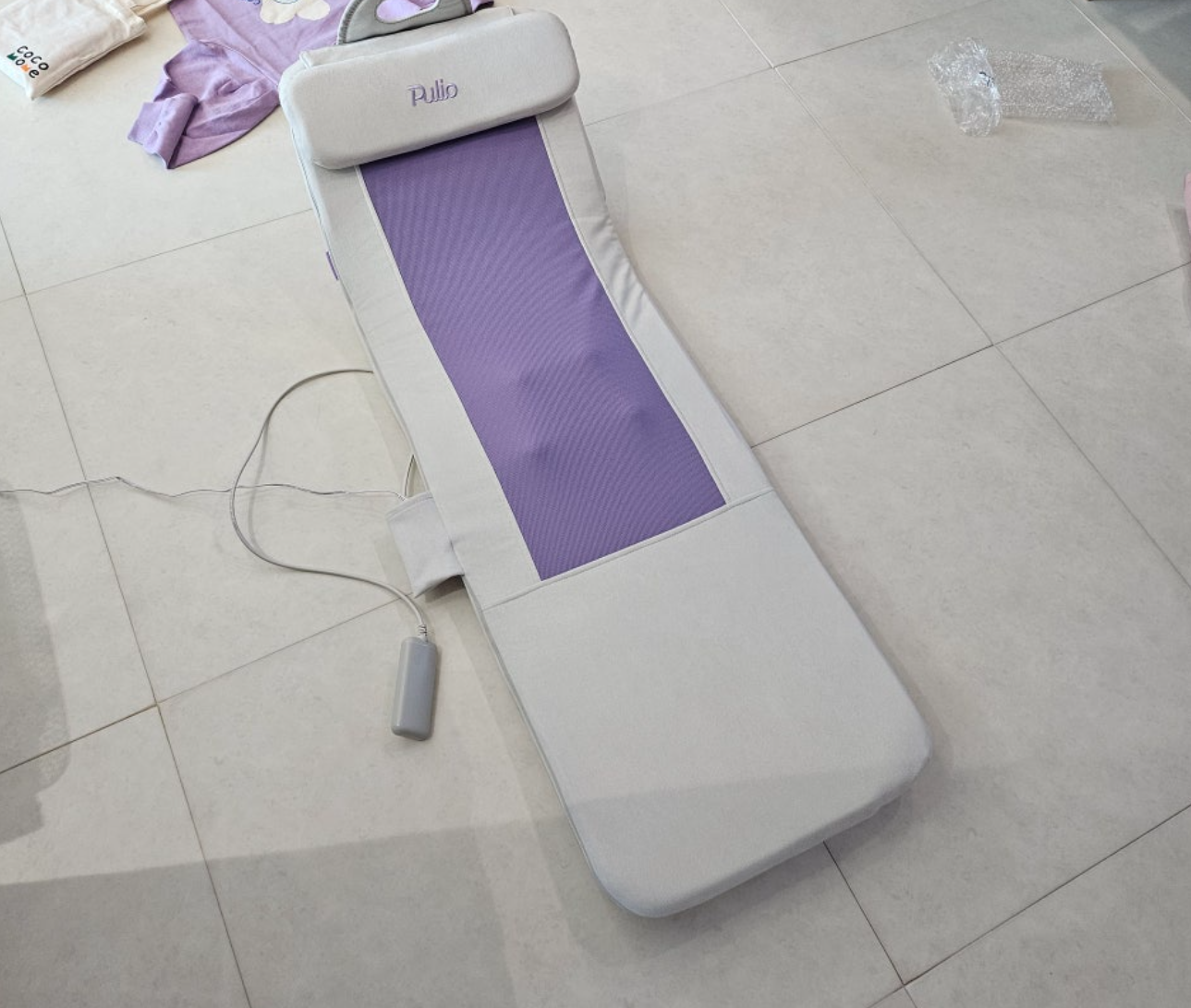 풀리오 마사지 매트 사용자