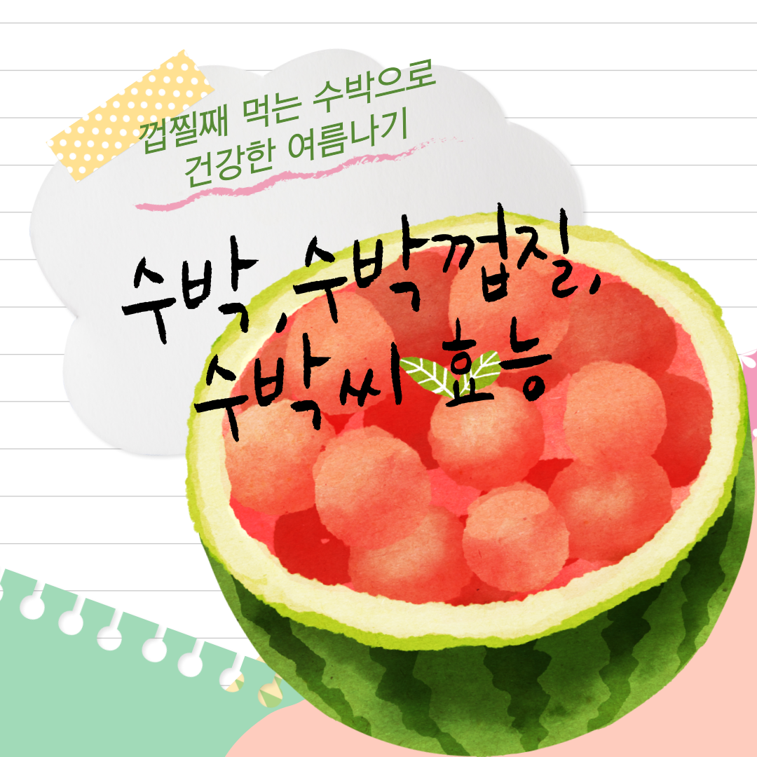 수박으로 건강하게 여름보내기