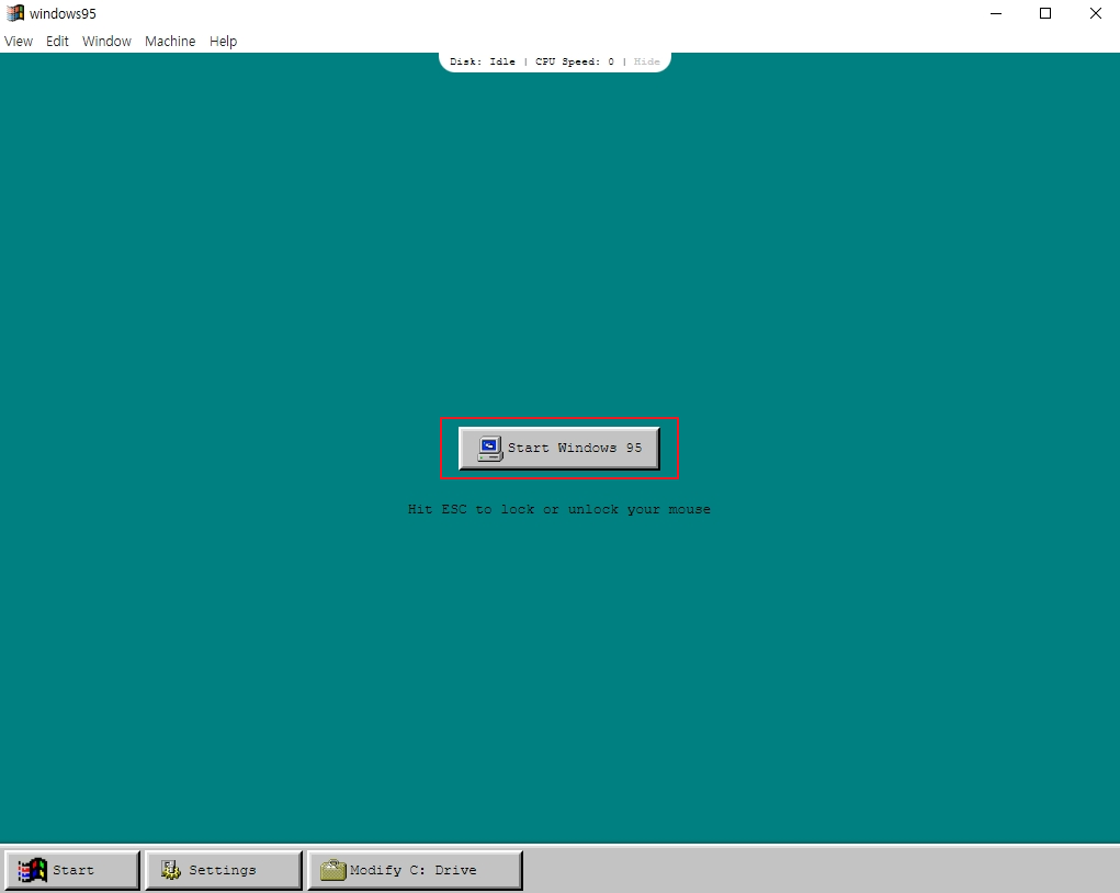 윈도우95를 Javascript 로 실행 사진 3