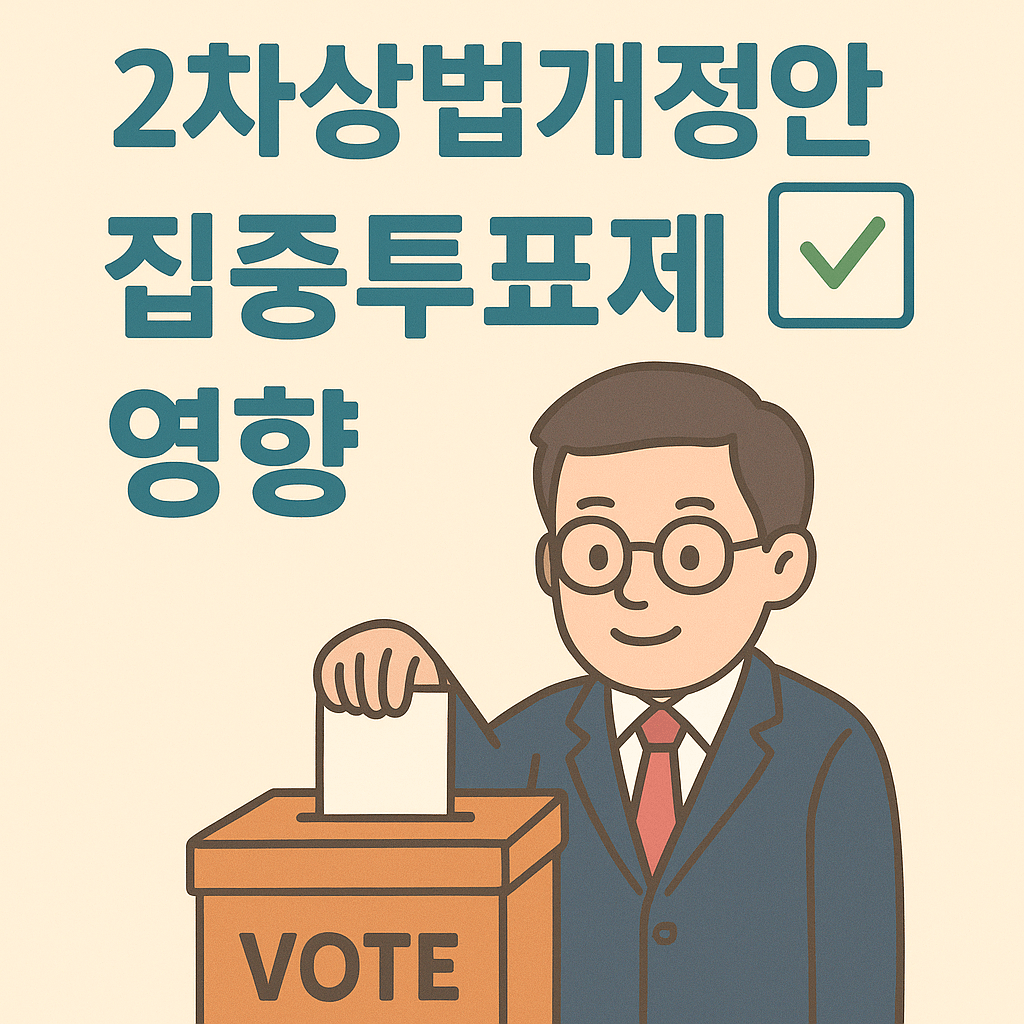 2차상법개정안 집중투표제 영향