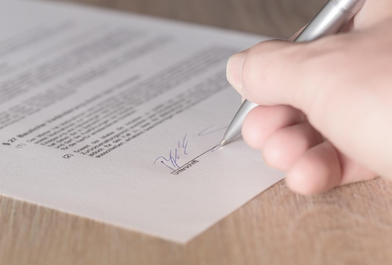 전세 서류 계약 이미지