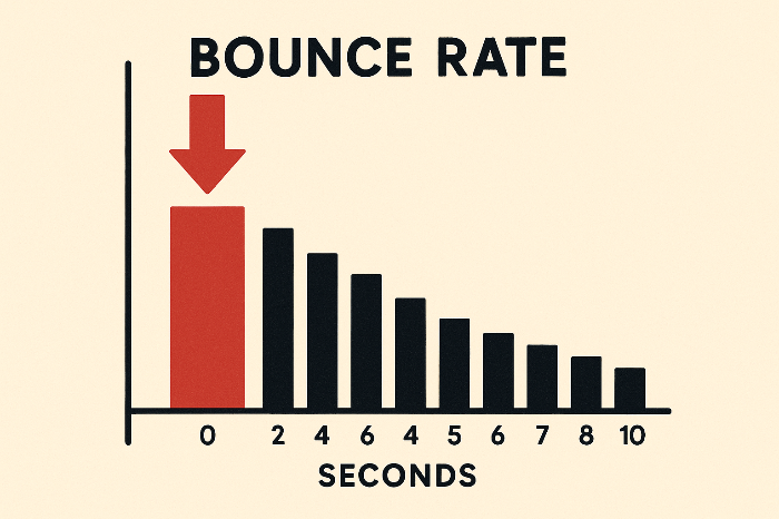 10초 구간 집중도가 강조된 타임라인 그래픽