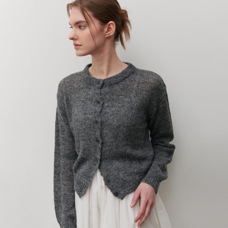 카미노 23 SS 부클 가디건 - 3color