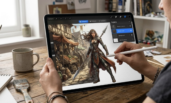 프로크리에이트 누끼 이미지