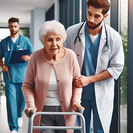 할머니가-걸음-보조기로-걷는-연습