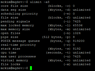 ulimit