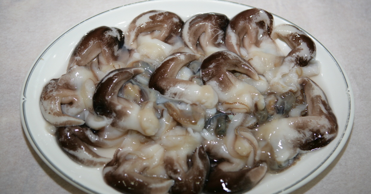 새조개 요리 사진