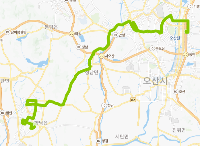 화성-81번-버스-노선-지도