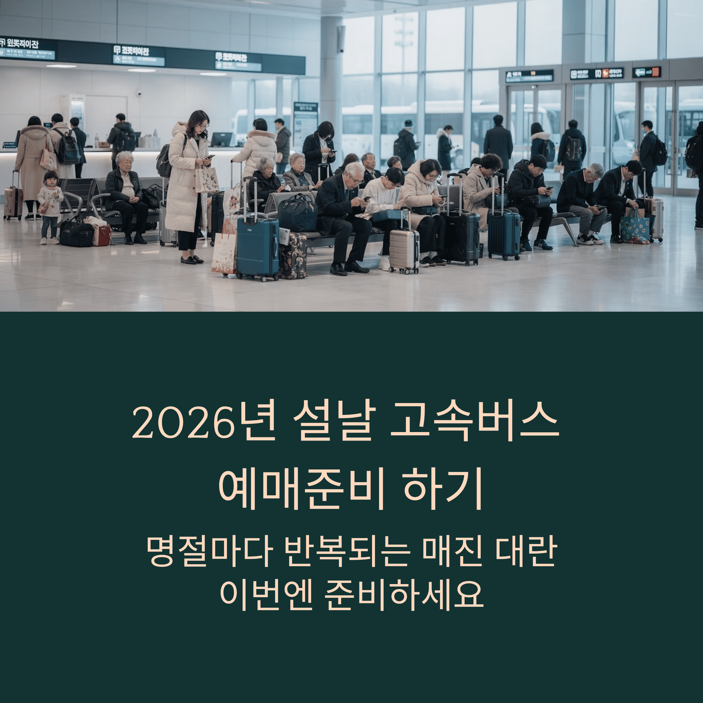 설날 고속버스 예매 기간