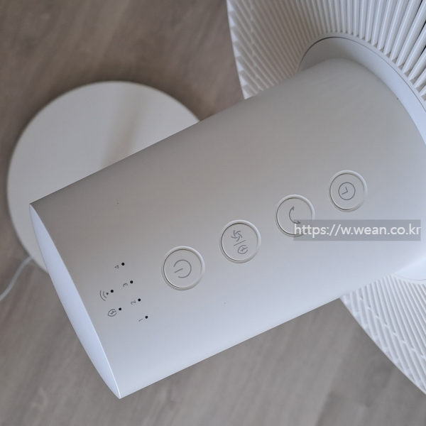 샤오미 선풍기 조작부 이미지 입니다.