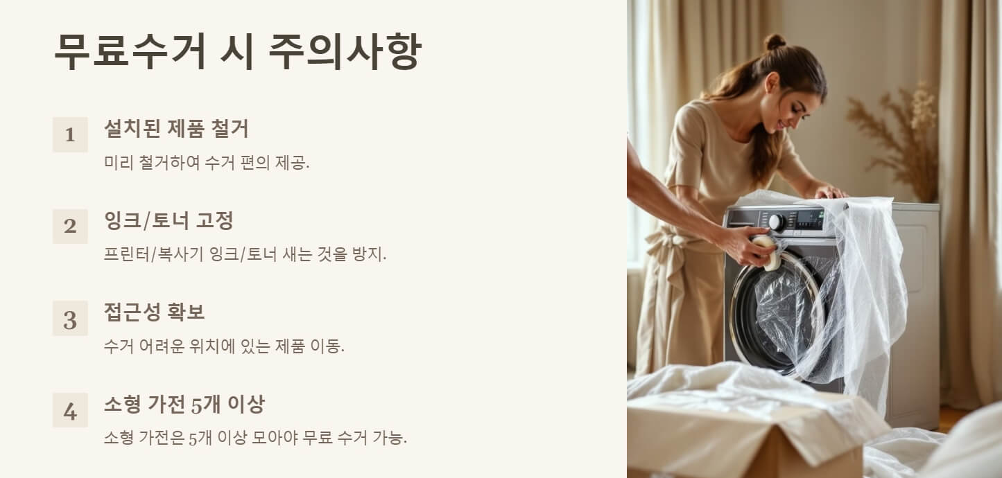 폐가전 무료수거 신청방법