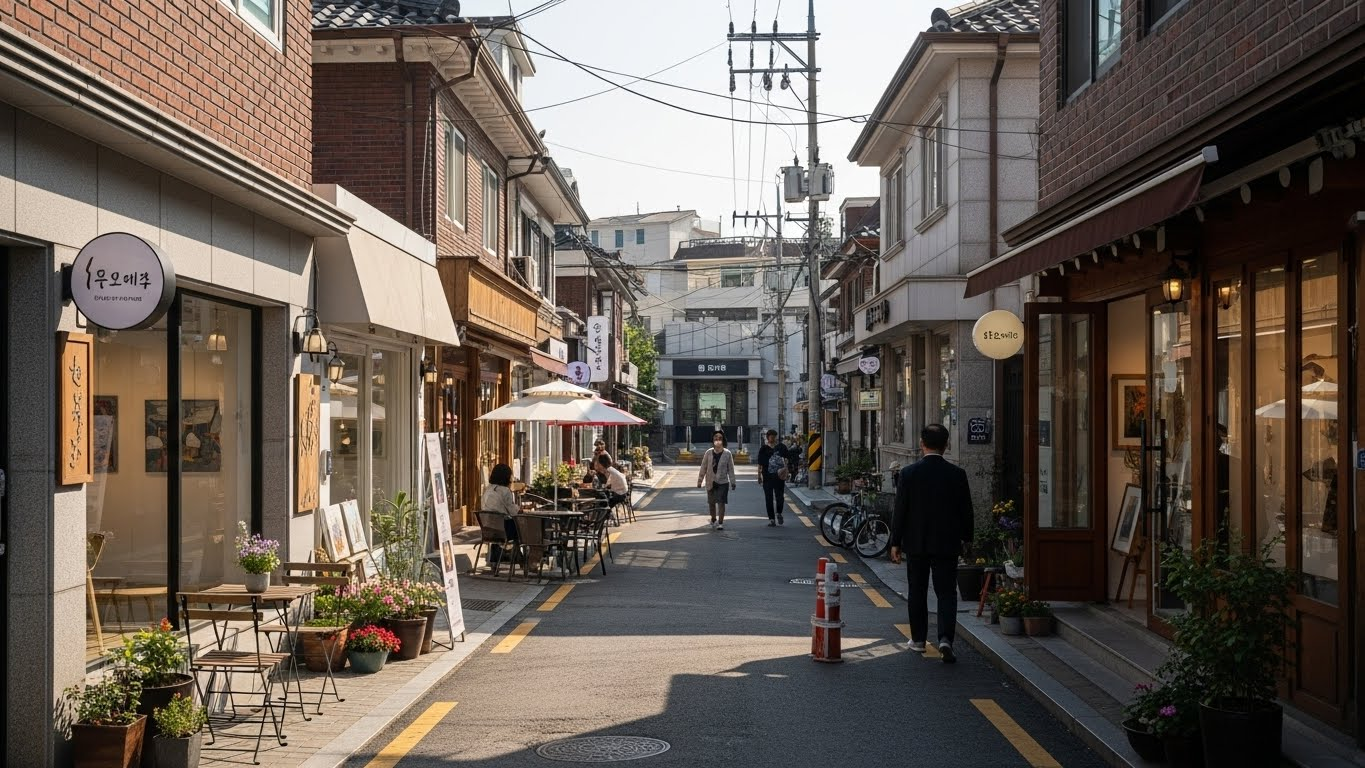 감각적인 인테리어의 카페