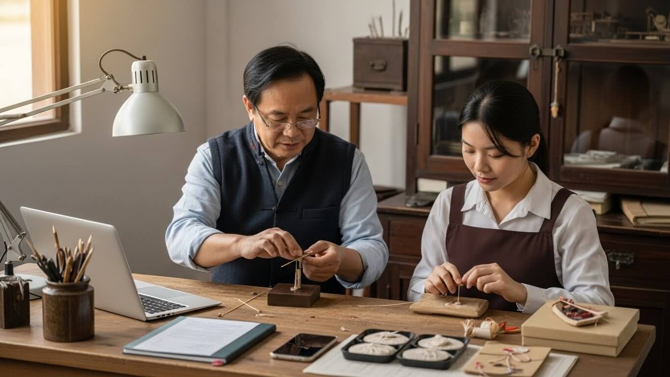 장인과 후계자 관련 사진