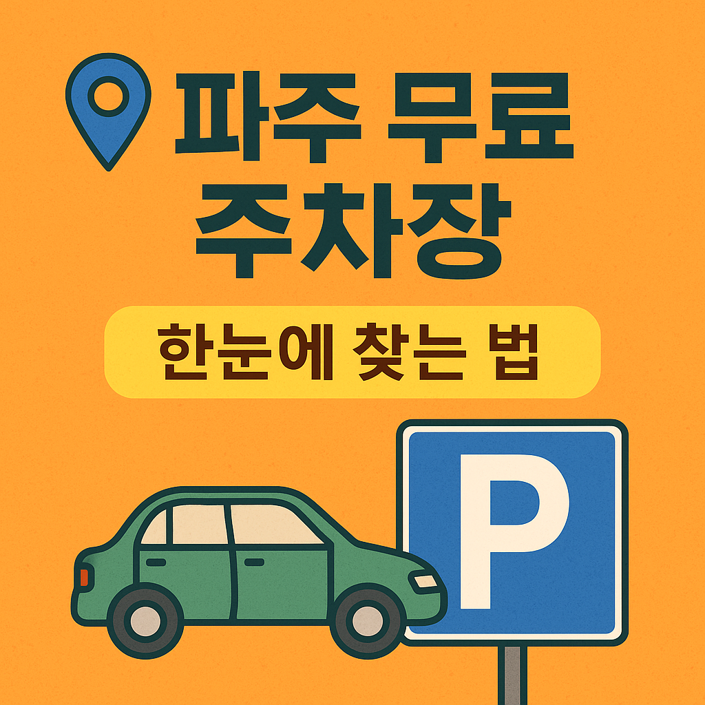 파주 무료 주차장 정보를 한눈에! 운정, 금촌, 헤이리, 출판단지 등 지역별 무료 공영주차장 위치와 이용 꿀팁을 정리했어요. 주차 스트레스 줄이고 시간 절약하세요!