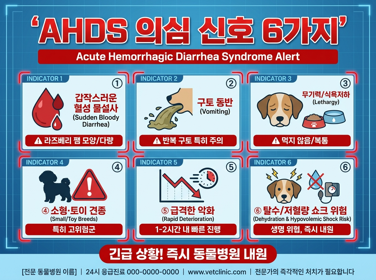 혈성 설사 시 내원 준비(대변 샘플, 변 사진, 시간&middot;횟수 기록)