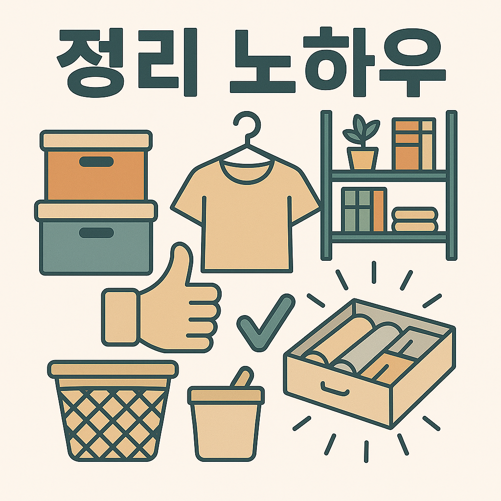 정리 기술과 수납 팁 요약