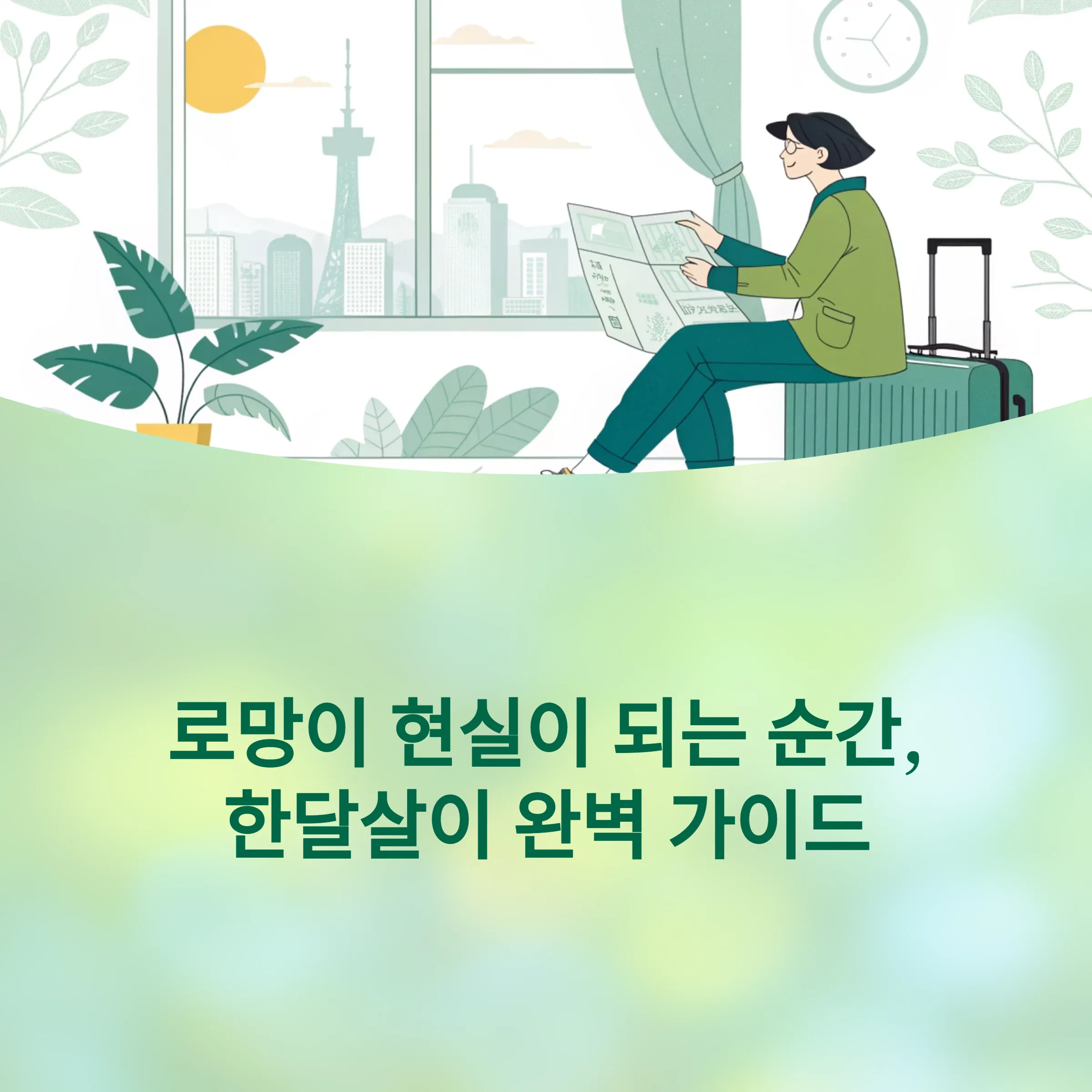 로망이 현실이 되는 순간, 한달살이 완벽 가이드, 국내 해외 비교 가이드