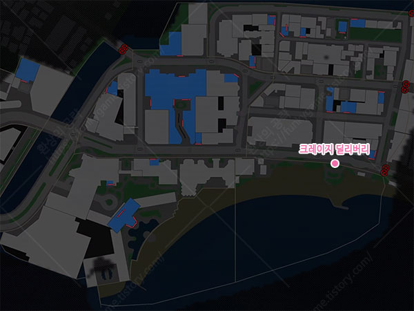 크레이지 딜리버리 위치 이미지