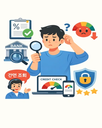 대출 조회 시 신용점수 영향 여부 설명 이미지4