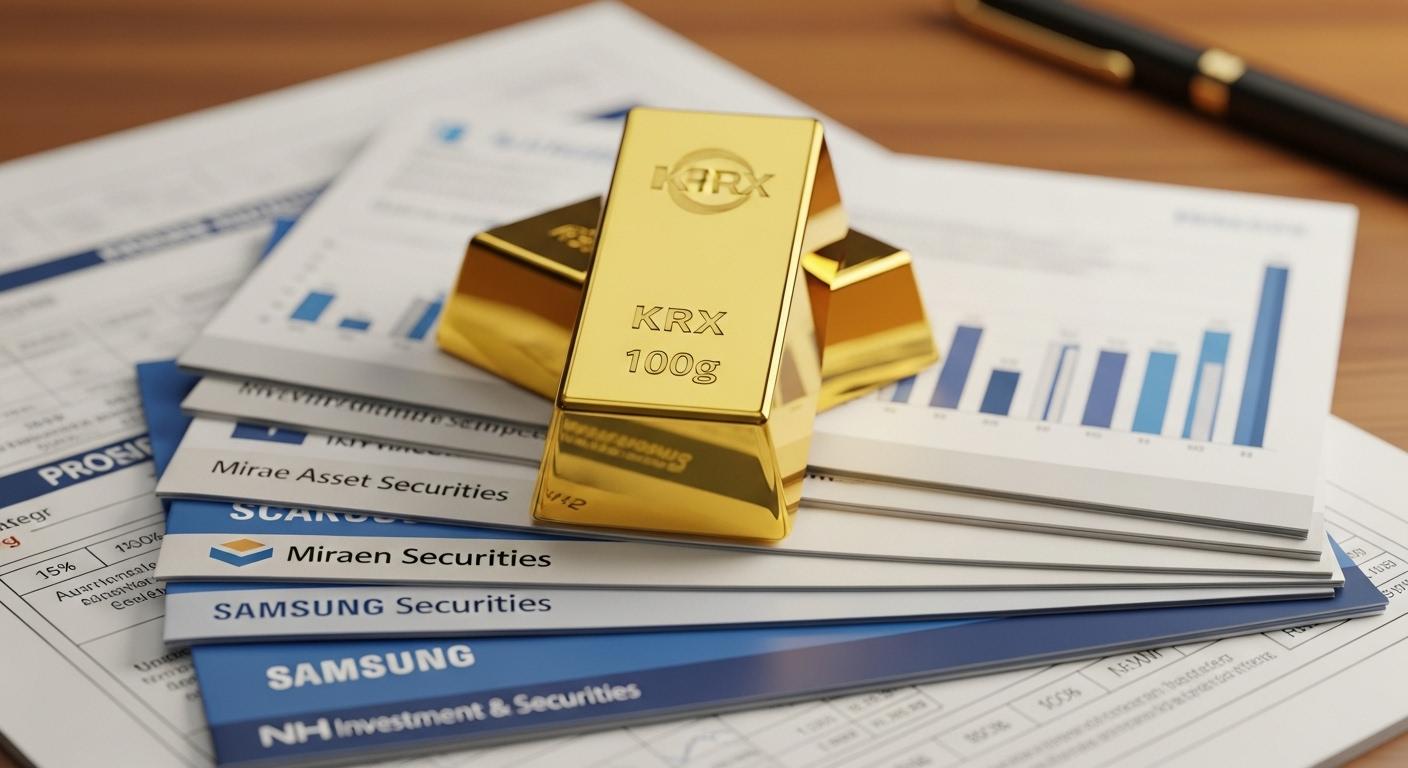 krx 금 투자 증권사 비교