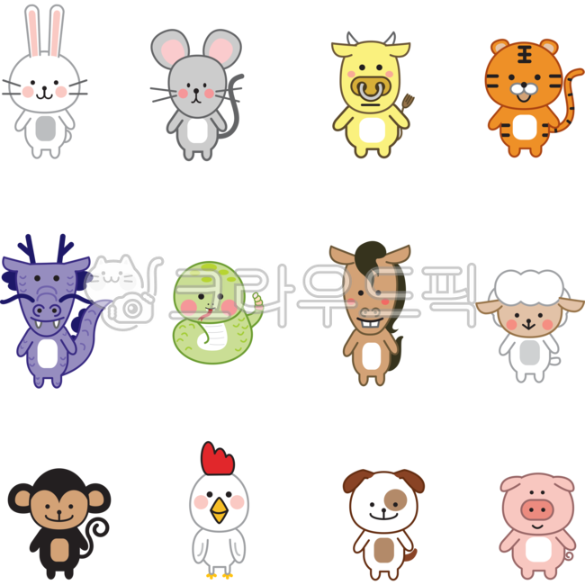 십이지신 캐릭터