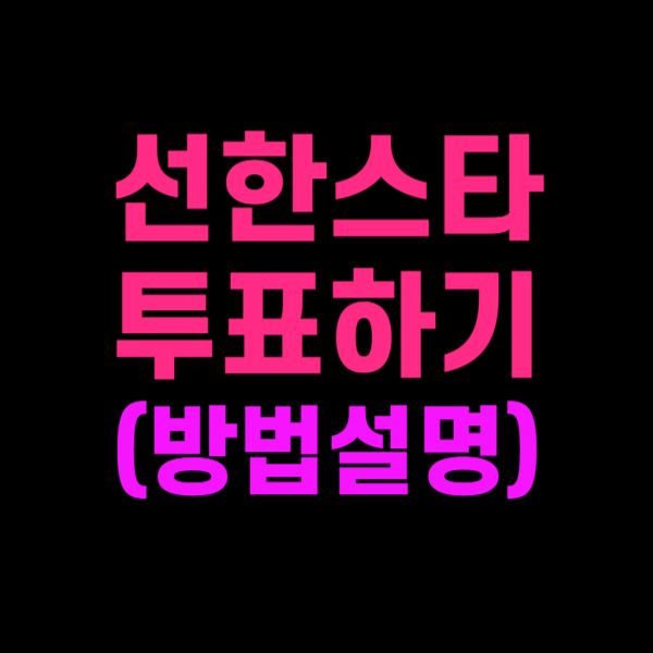 선한스타 투표 선한스타 임영웅 선한스타 투표기간